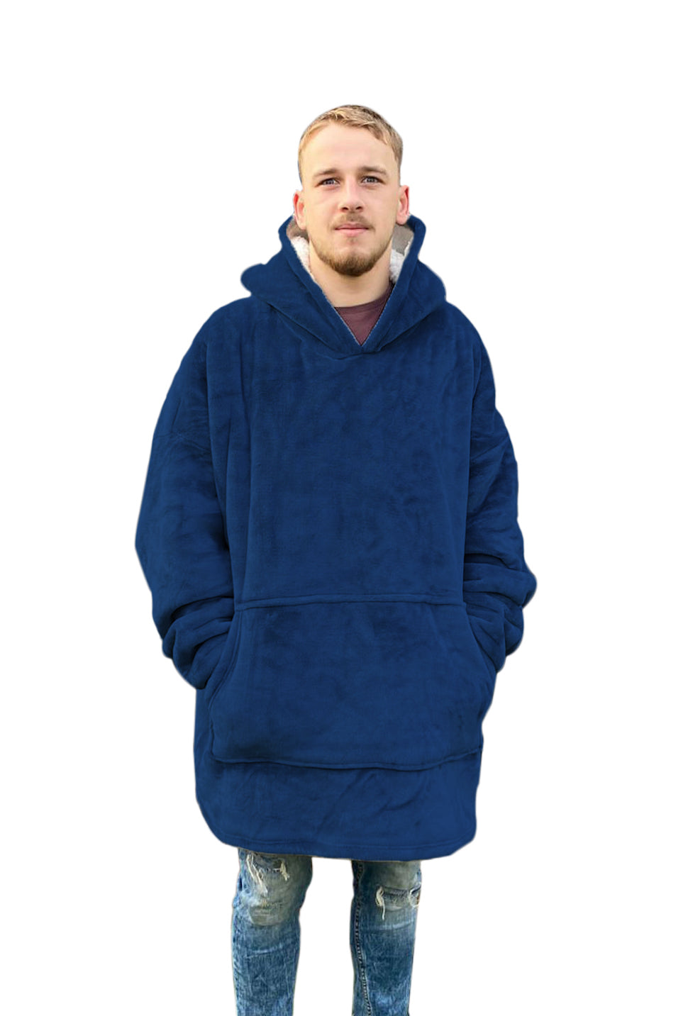 Hoodie Blanket ,Sherpa Oversized Giant Sweatshirt Unisex Blanket Fleece To Keep Body Cozy And Warm, Ultra Soft Comfortable Universal Size For Men And Woman With Big Size Pocket fleece