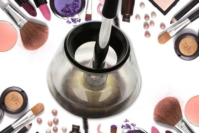 Make Up Brush Cleaner, Electric Makeup Brushes Cleaner and Dryer Automatic 360