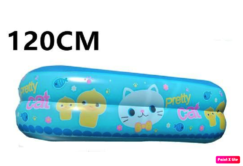 INFLATABLE FAMILY PATIO GARDEN RECTANGULAR PADDLING SWIMMING POOL 2-3 Ring pool
