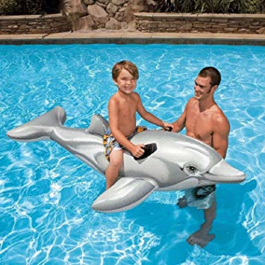 Inflatable Ride On Novelty Swimming Pool Beach Toy Float Rider Lilo Swim