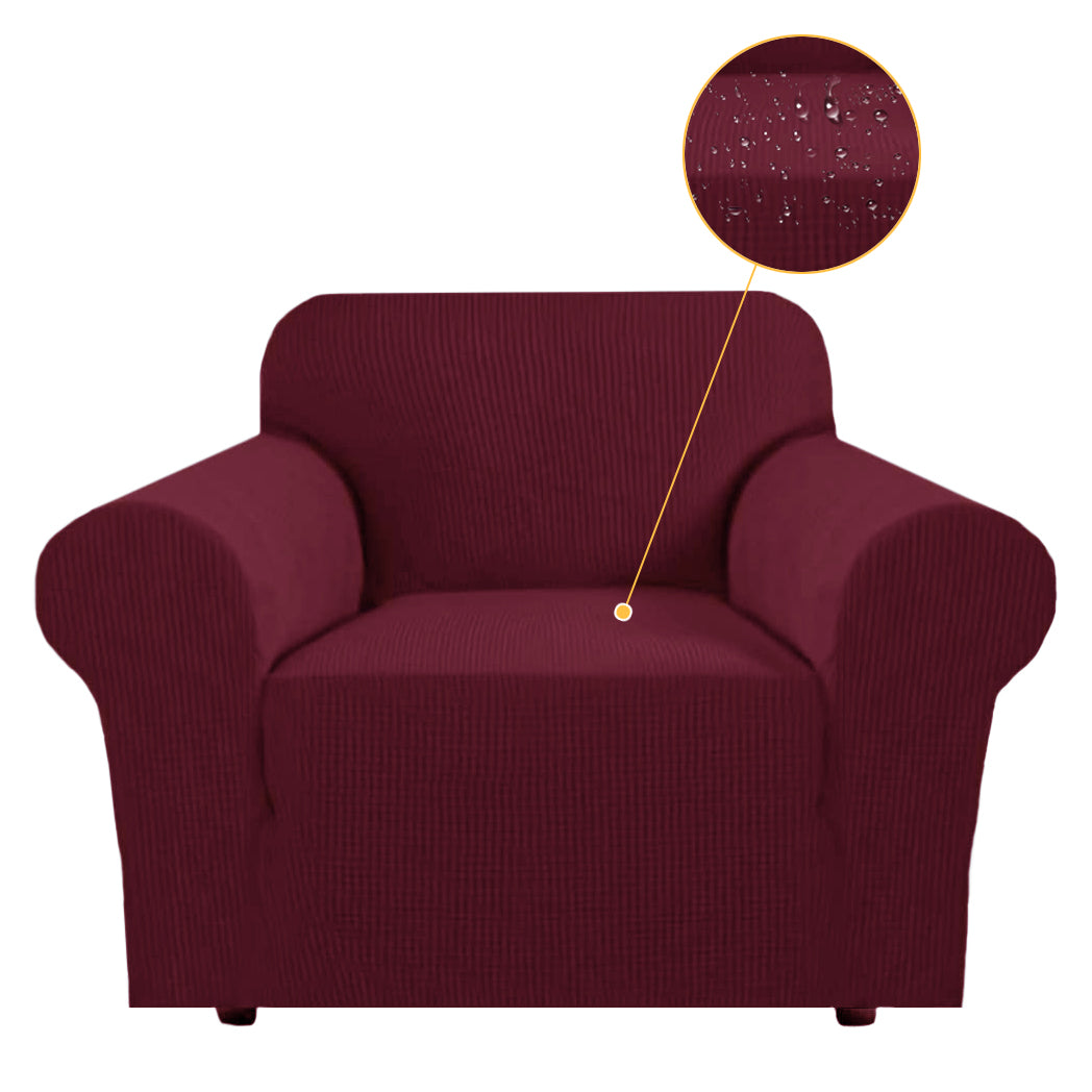 Sofa Covers,Chair Covers High Stretch Armchair Covers,Pattern Furniture Protector Couch Settee Cover Anti-slip Stretch Slipcover TOPAZ HOME COLLECTION Seater Protecto