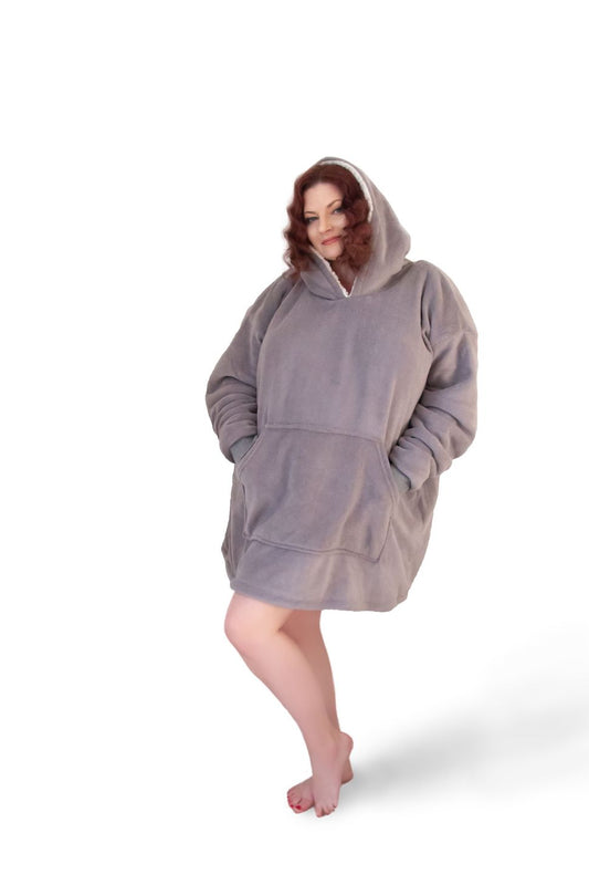 Hoodie Blanket ,Sherpa Oversized Giant Sweatshirt Unisex Blanket Fleece To Keep Body Cozy And Warm, Ultra Soft Comfortable Universal Size For Men And Woman With Big Size Pocket fleece