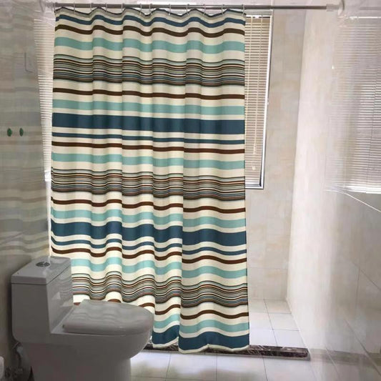 Extra Long Shower Curtain Waterproof Polyester Fabric Bathroom Shower Curtains