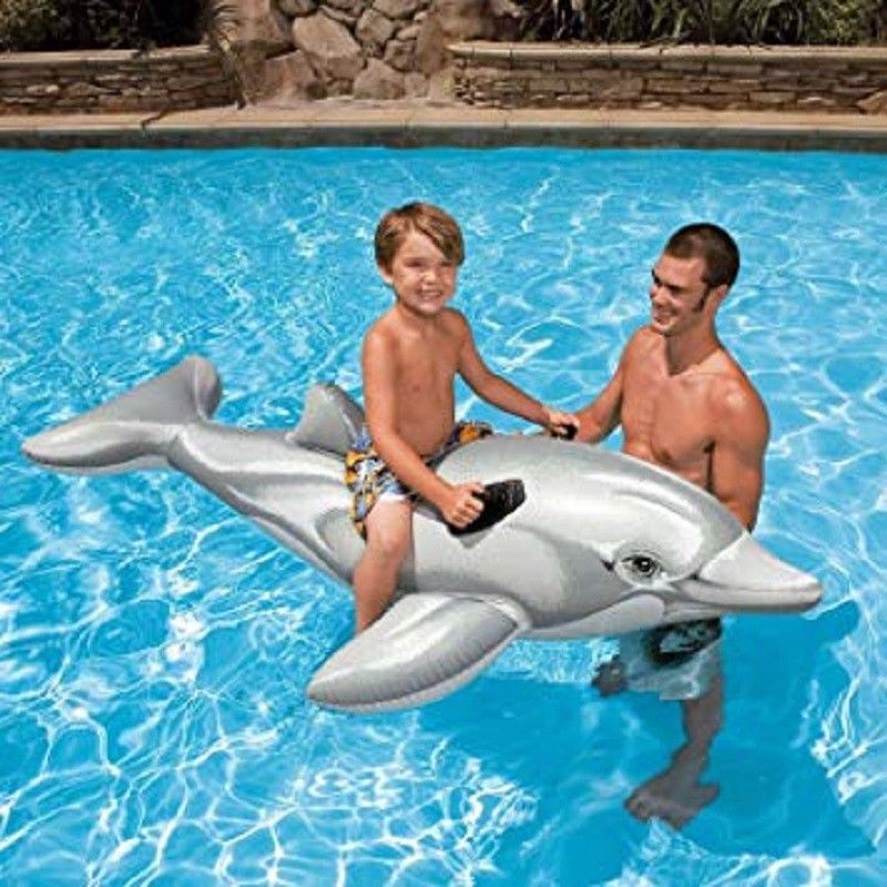 Inflatable Ride On Novelty Swimming Pool Beach Toy Float Rider Lilo Swim