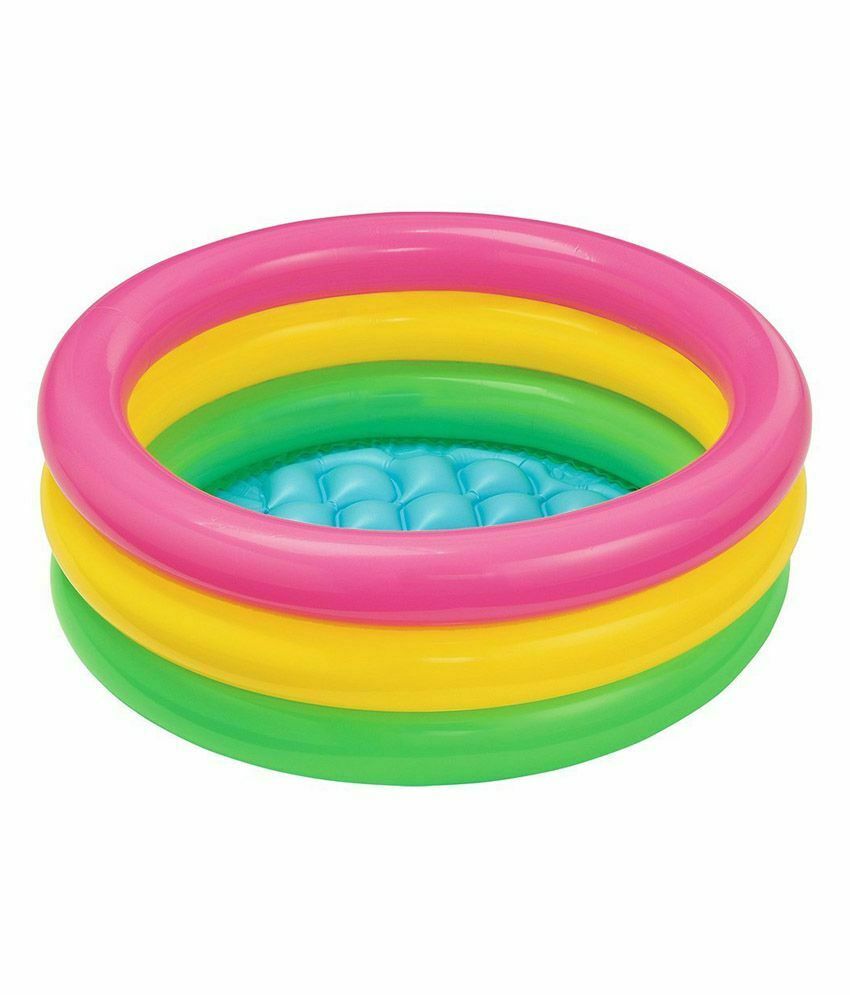 Baby Toddler Paddling Pool Inflatable Pond Swimming Kids Fun Summer Garden
