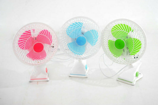 7"Inch Fan Desk Clip 2 Speed Office Hydroponics Cooling Fan Fan Mounted Office