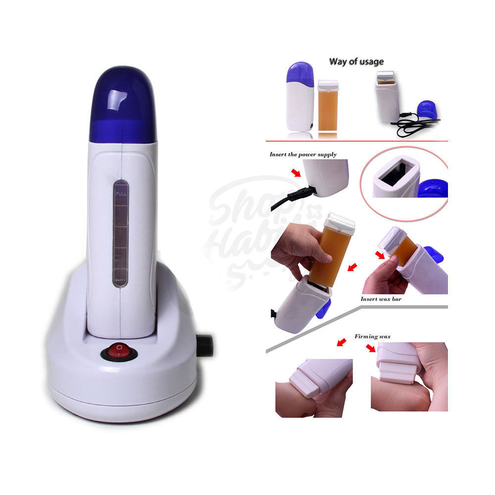 Depilatory Roll On Wax Heater Roller Waxing Cartridge Hair Removal Epilator UK