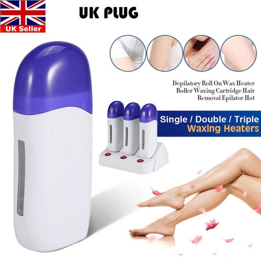 Depilatory Roll On Wax Heater Roller Waxing Cartridge Hair Removal Epilator UK