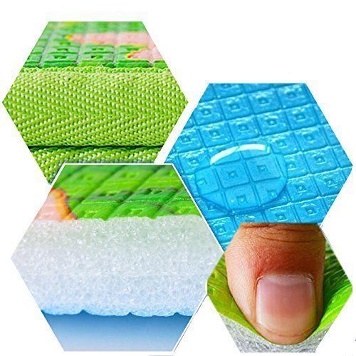 2 SIDE BABY MAT KIDS CRAWLING EDUCATIONAL PLAY SOFT FOAM BABY CARPET 200X180CM